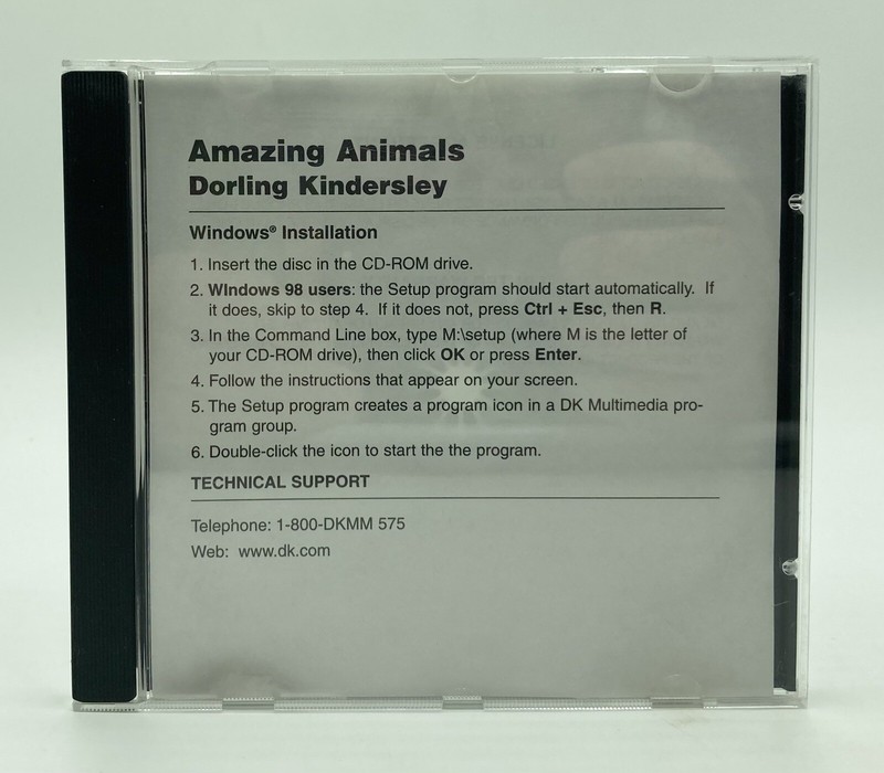 Amazing Animals 1998 Edition PC Game Learning Interactive Windows/Mac gallery