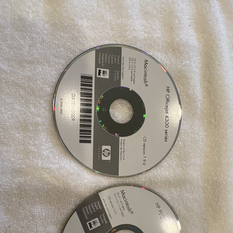 HP Officejet 4300, PSC 1600, PSC 1400 Series Drivers Update CD Mac Windows