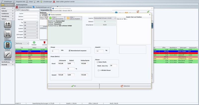 Ausgezeichnetes Rechnungsprogramm,Software für Unternehmer und Kleinunternehmer gallery