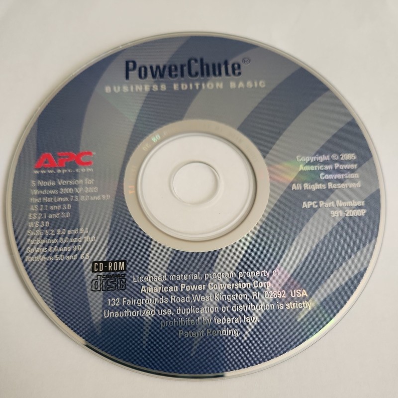 {APC} PowerChute Business Edition Basic CD-ROM