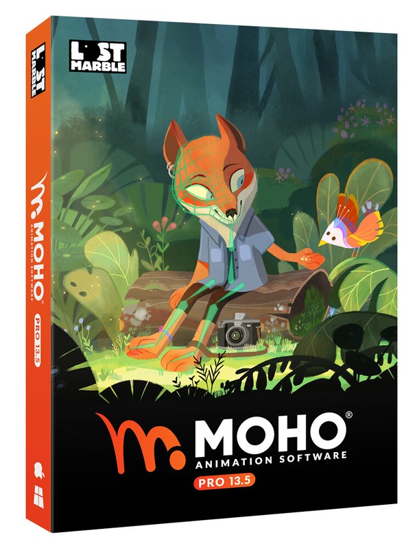 Moho Pro 13.5 – Professional Animation, PC & Mac – New Retail Box with Bonus