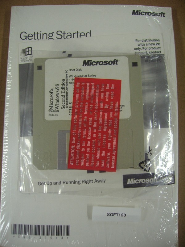 MICROSOFT WINDOWS 98 SE SECOND EDITION FULL OPERATING SYSTEM MS WIN 98SE =NEW= gallery