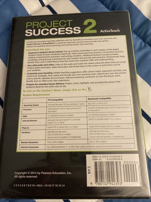 Project Success 2 Active Teach CD Rom Pearson New And Sealed!! gallery