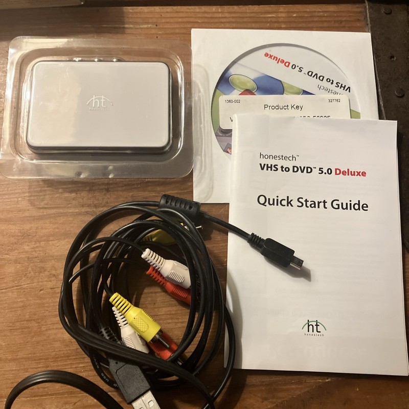 Honestech Vhs To Dvd 5.0 Deluxe Video Conversion Software - Pre-Owned w/ Key gallery