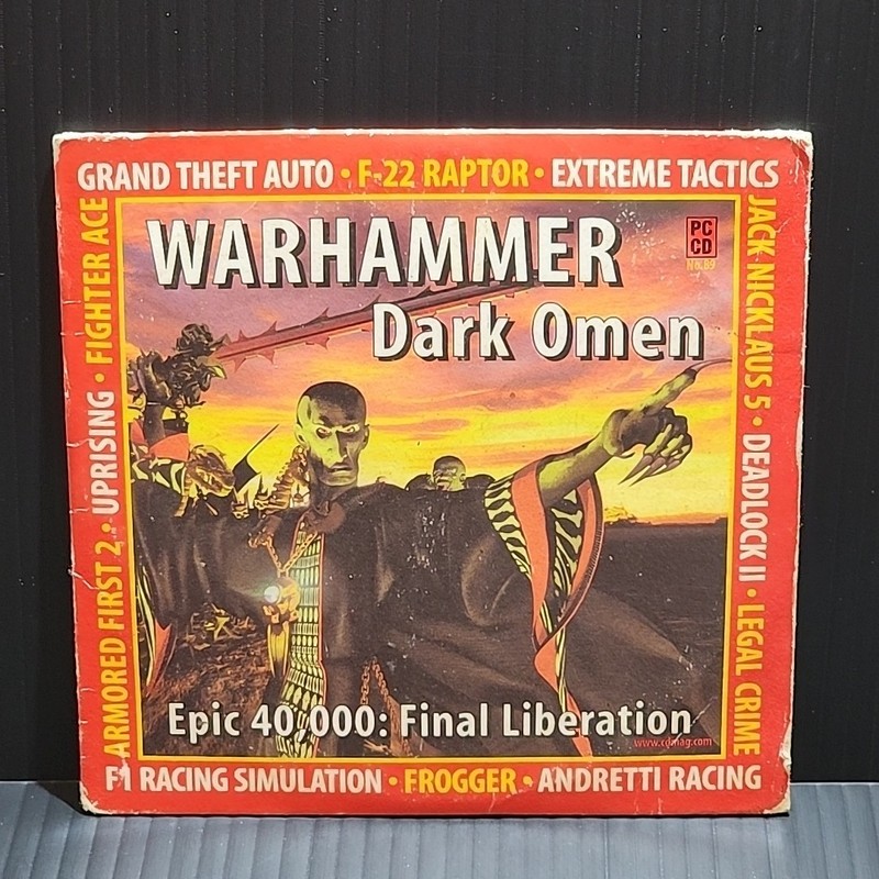 Computer Games Strategy Plus – demo/sampler disc – Warhammer Dark Omen, GTA PC