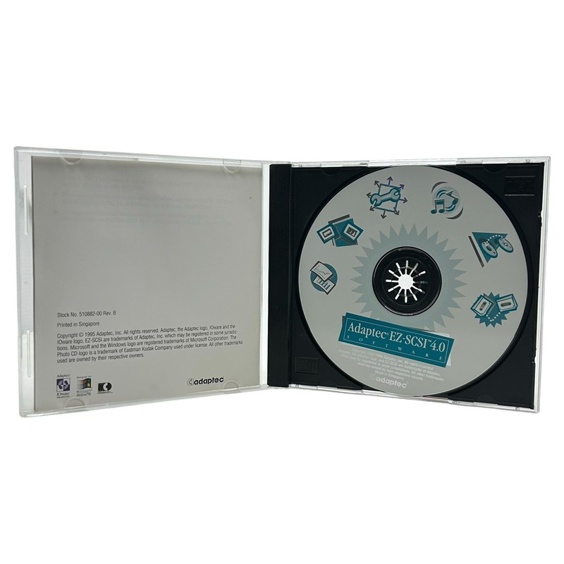 Adaptec EZ-SCSI 4.0 Software Windows CD-ROM & Quick Reference 1995 gallery