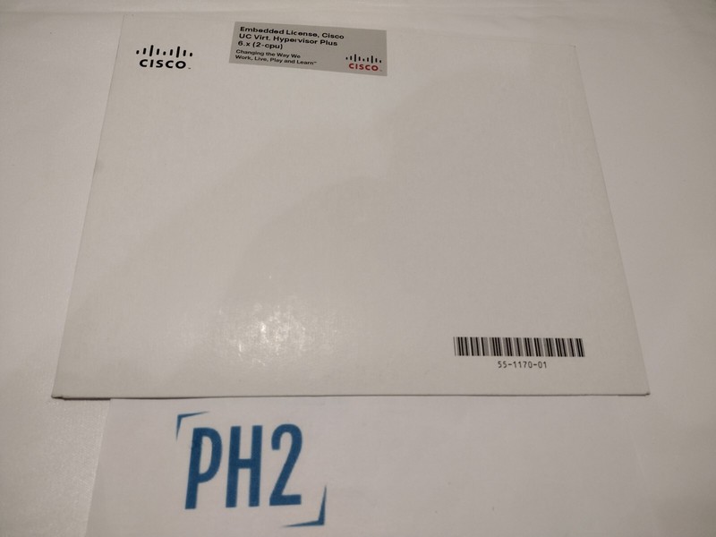 CISCO VMW-VS6-HYPPLS-K9 UC Virtual Hypervisor Plus 6.x (2-CPU)Embedded LICENSE gallery