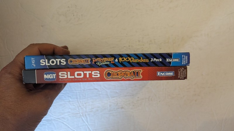 IGT Slots PC Mac Game Lot 2 Pack Cleopatra II 3 Pack Paradise Garden 100 Pandas gallery