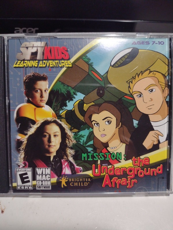 Spykids Learning Adventures Pc ages 7-10 (windows/Mac)