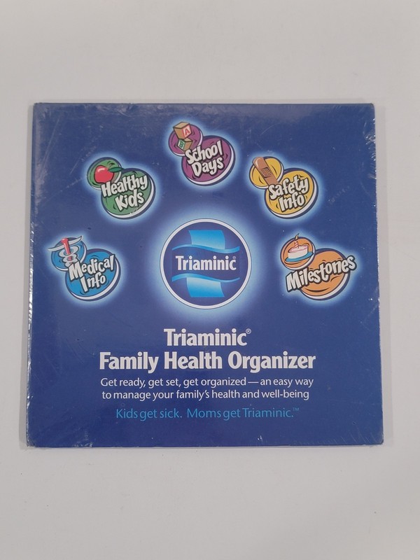 Family Health Organizer CD-ROM, Parents’ Kids Medical Information Triaminic NEW