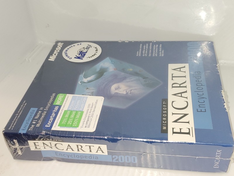 GENUINE Microsoft ENCARTA Multimedia Encyclopedia 2000 SOFTWARE Windows 95/98 NT gallery