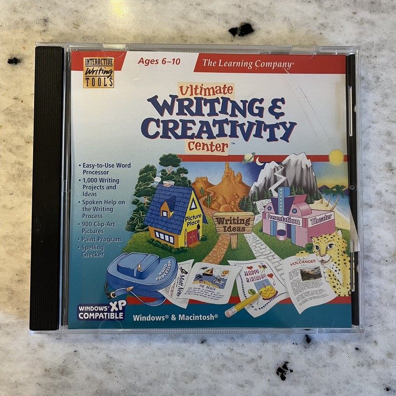 Ultimate Writing and Creativity Center Ages 6-10 The Learning Company CD-Rom