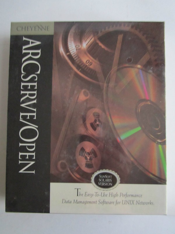 CHEYENNE ARCSERVE OPEN V2.0 FOR SUNSOFT SOLARIS - SO-OP20-B - BRAND NEW - SEALED