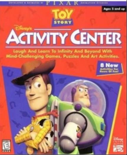 Disney’s Toy Story Activity Center PC MAC CD kids movie puzzle typing type games
