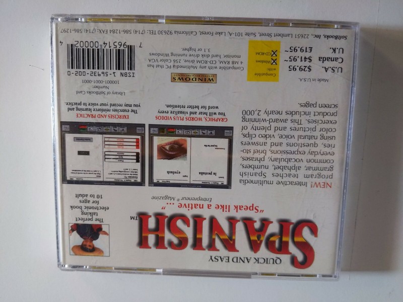 Softbooks Quick & Easy Spanish 10-Adult Windows PC CD-ROM gallery