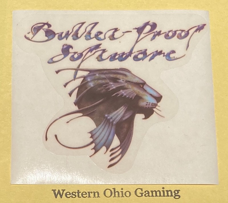 Bullet-Proof Software Logo Window Sticker Decal NEW