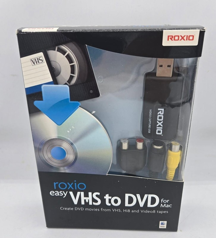 Roxio Easy VHS to DVD for Mac NEW