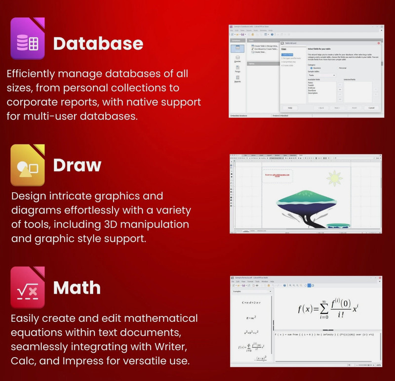 LibreOffice Software Suite for Windows, Word Processor, MS Office Replacement gallery