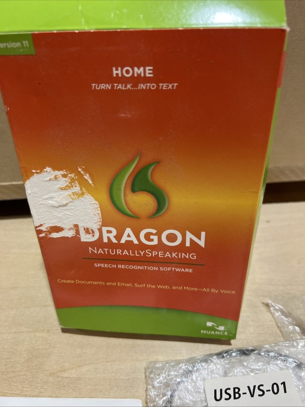 Dragon Nuance Naturally Speaking Home Version 11 w/ Head Set Open Box gallery