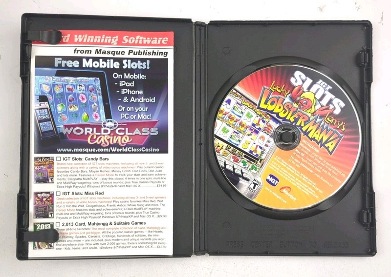 IGT Slots Lucky Larry's Lobstermania + Wolf Run PC MAC CD Gambling Bundle Lot gallery