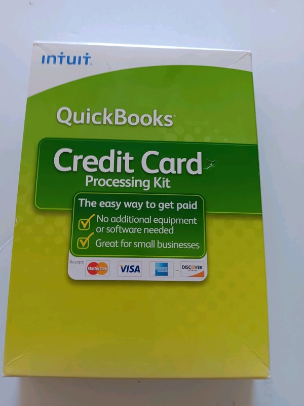 Intuit Credit Card Processing Kit 2008 opened Quick Books gallery
