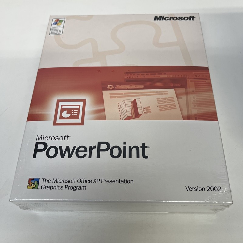 New SEALED Microsoft PowerPoint 2002 gallery