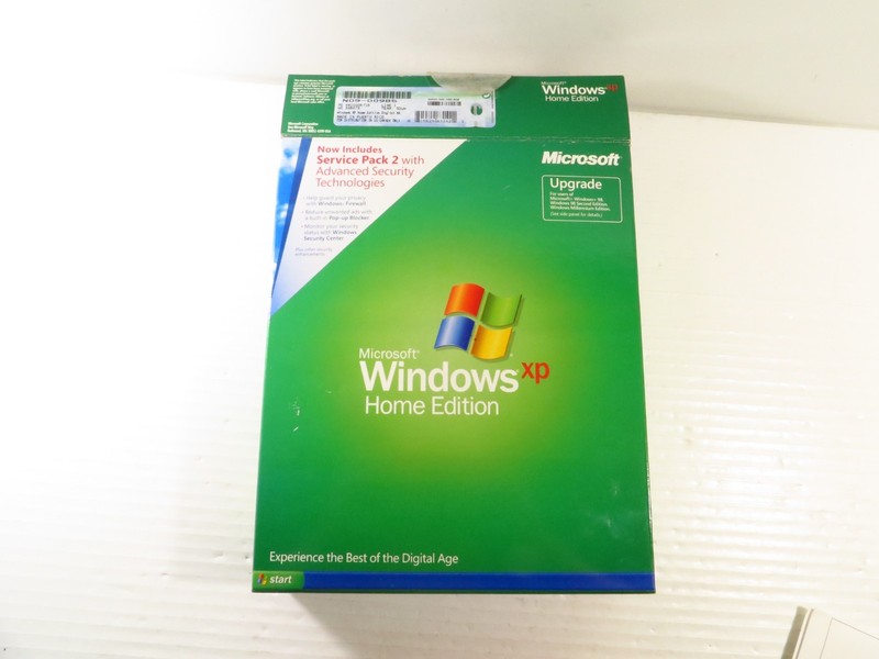 MICROSOFT WINDOWS XP HOME UPGRADE VERSION FOR 98/98SE/ME
