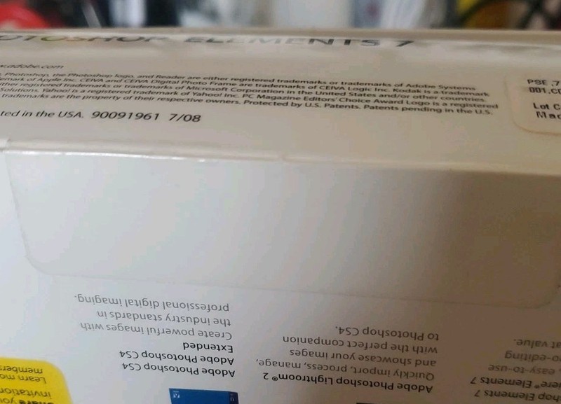 Adobe Photoshop Elements 7 – New In Sealed Box Never Opened. gallery