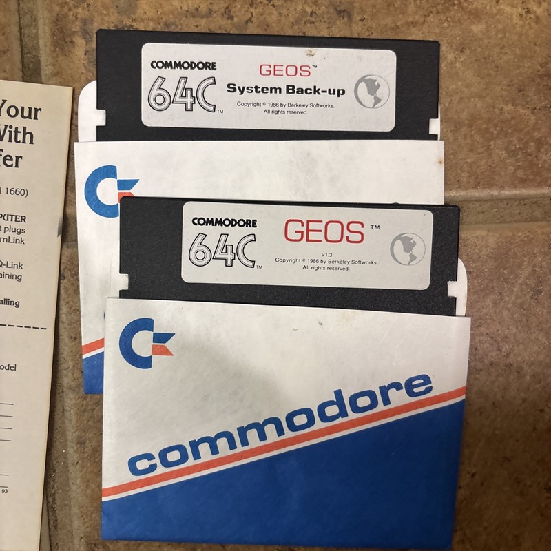 GEOS Graphic Environment Operating System (Commodore 64 / 128) Berkley Softworks gallery