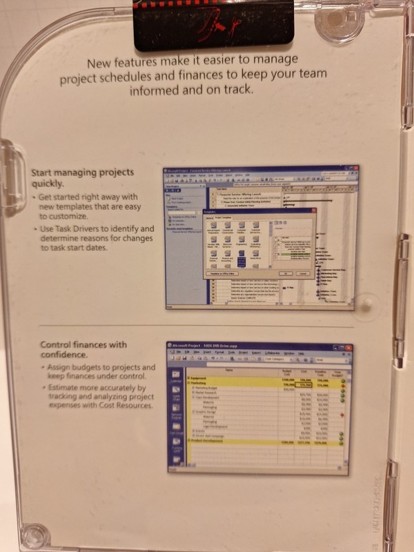 Genuine Microsoft Office Project Standard 2007 Academic Read Desc See Pics gallery