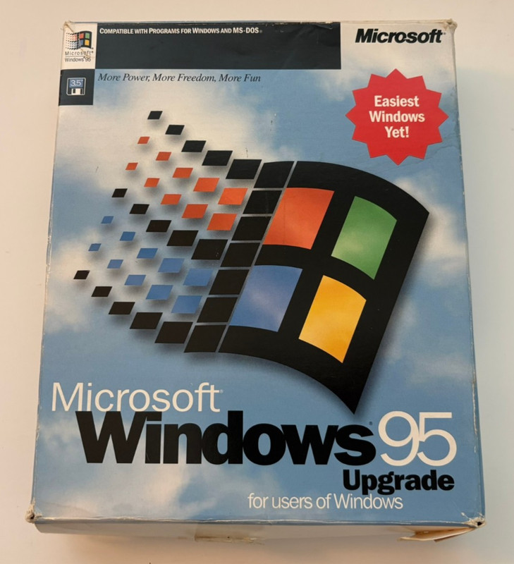 Microsoft Windows 95 Upgrade for Windows and DOS 3.5” Floppy Disks (Read Desc)