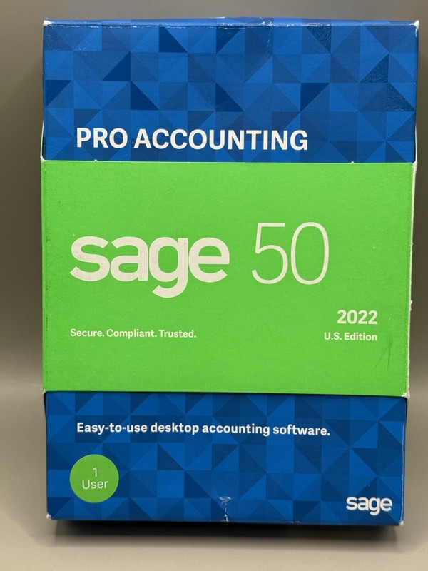 SAGE SAGE50-2022 Pro Accounting 2022 US Edition Desktop Accounting Software