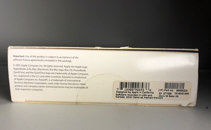 Apple iWork '05 Retail Keynote 2 Pages CD Version M9865Z/A For Mac gallery