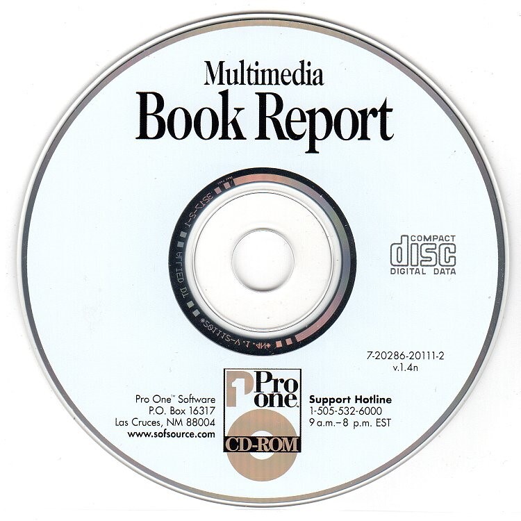 Multimedia Book Report (PC-CD, 1997) for Windows – NEW CD in SLEEVE