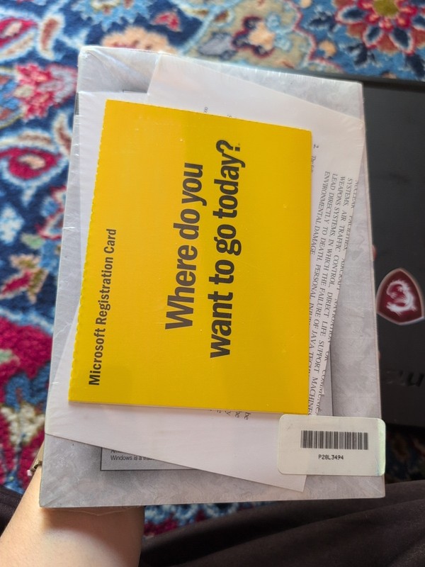 Microsoft X03-66598 Windows 98 Product Key & Booklet *SEALED IN SHRINK NO CD* gallery