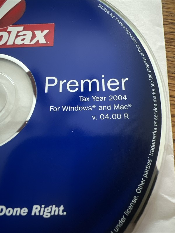 Intuit TurboTax Premier for Tax Year 2004 - Windows & Mac doing tax right easy gallery