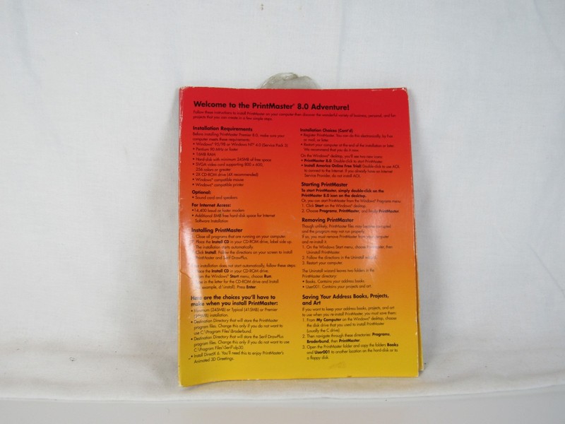 PrintMaster Premier 7.0 Windows 95, 98 Desktop Publishing gallery