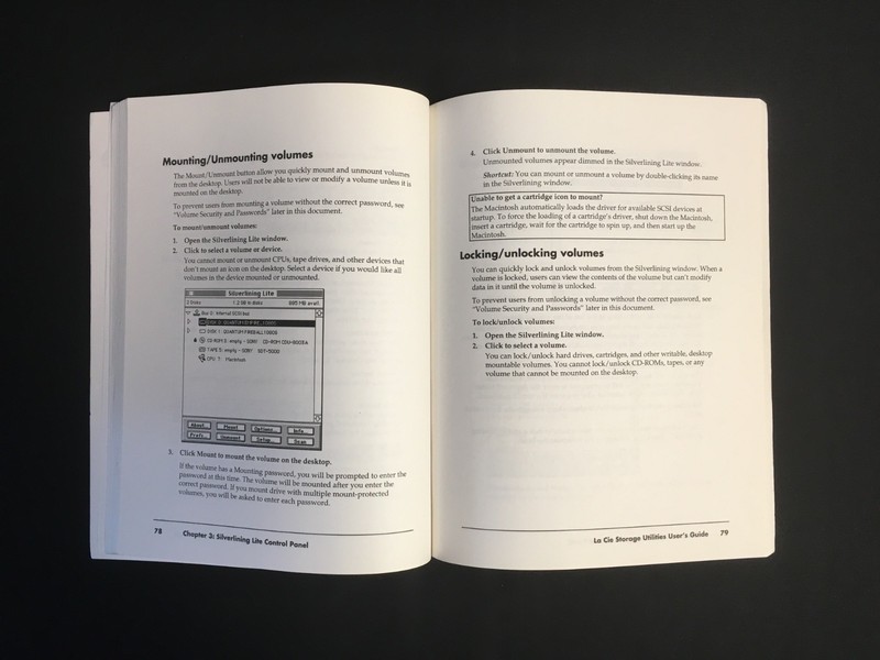 1997 LaCie Storage Utilities User's Guide 167 Pages - 5 Program Discs - For Mac gallery