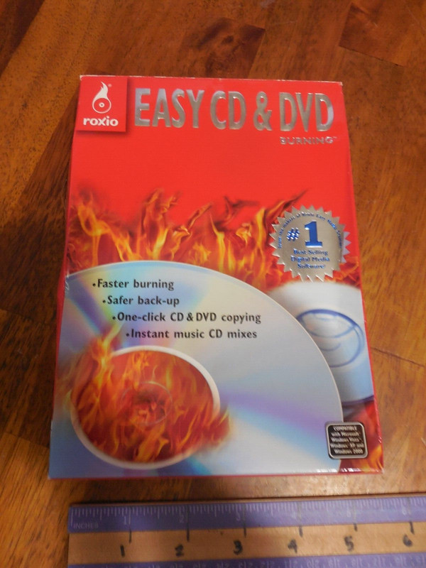 Roxio Easy CD & DVD Burning Software + Getting Started Guide