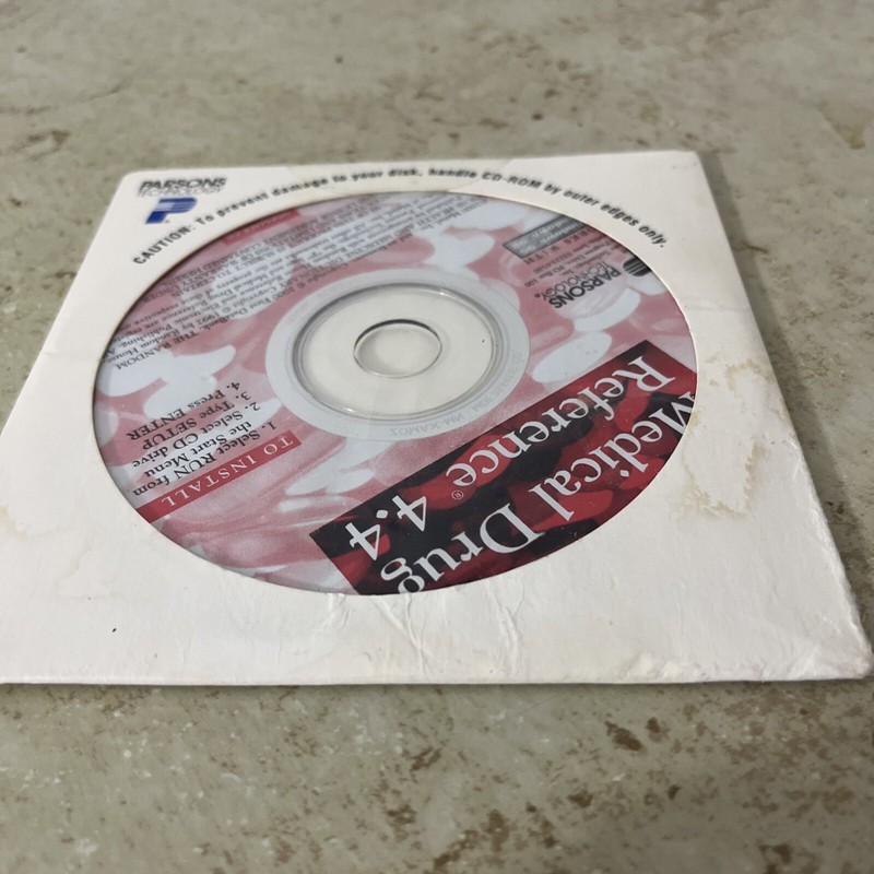 Medical Drug Reference 4.4 for Windows by Parsons Technology ~ 2000 ~ CD-ROM gallery