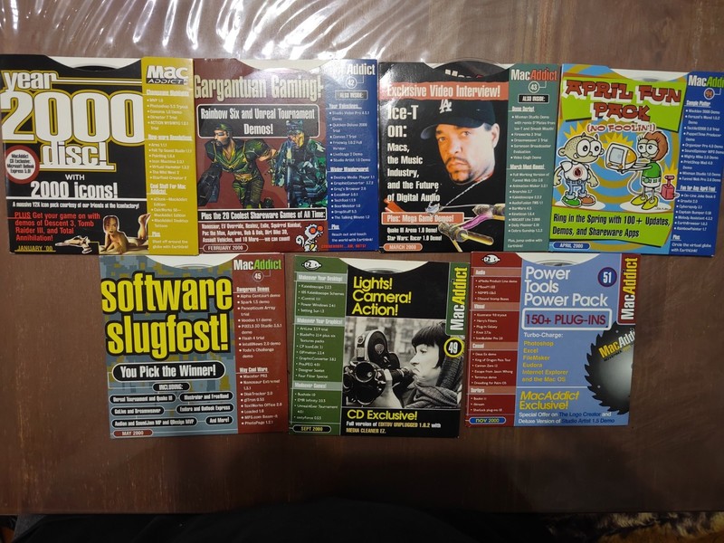 MacAddict CD Collection 2000 Software Slugfest Power Tools CD Exclusive Gaming