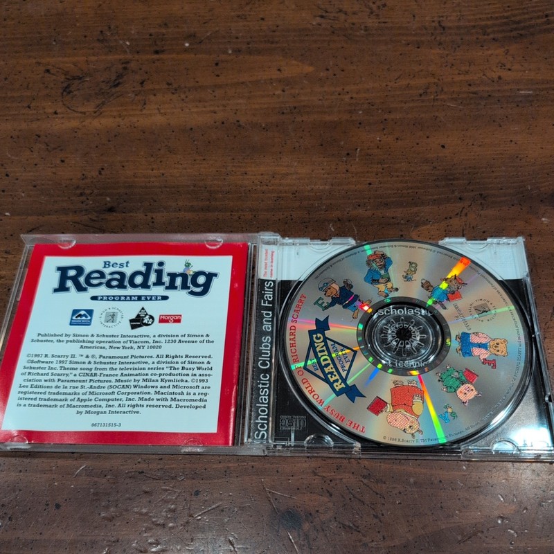 Richard Scarry Best Reading Program Ever CD Users Guide gallery