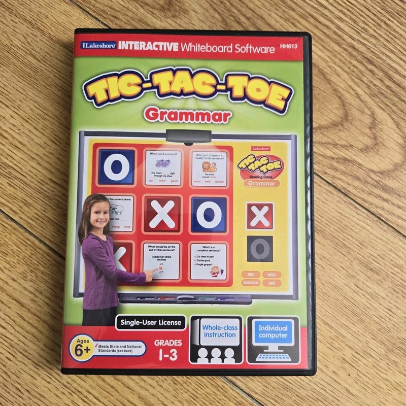 INTERACTIVE WHITEBOARD: TIC-TAC-TOE: GRAMMAR (LAKESHORE PC-MAC 2006) EDUCATIONAL gallery