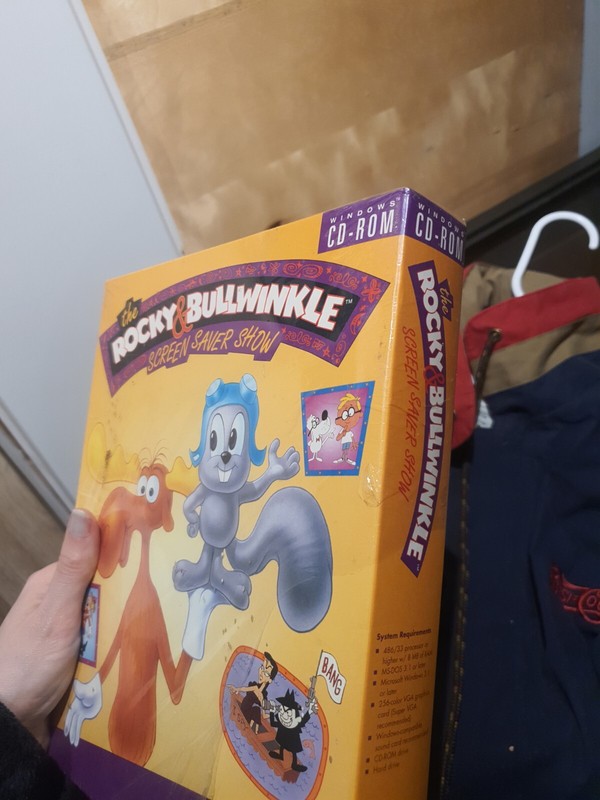 1994 UNUSED Asymetrix Rocky & Bullwinkle Screen Saver Show for Windows CD Rom gallery