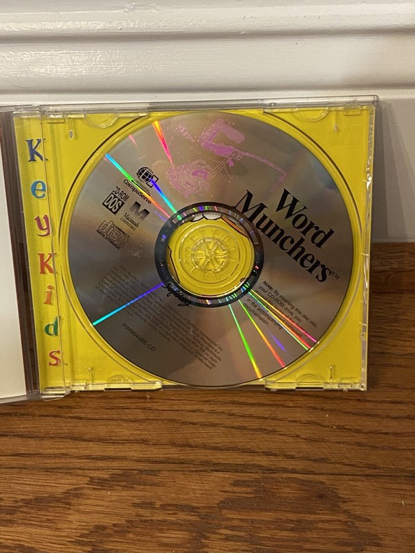 Word Munchers (PC CD ROM, 1995) RARE HTF Number Munchers Sequel Mecc Game gallery