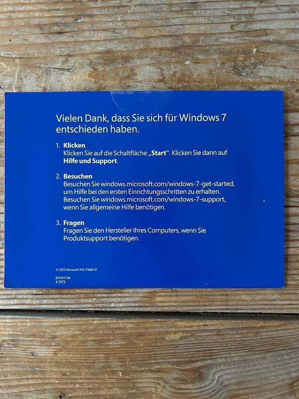 Windows 7 Home Premium, 64 bit SP1/DVD, German, SB goods with VAT invoice gallery