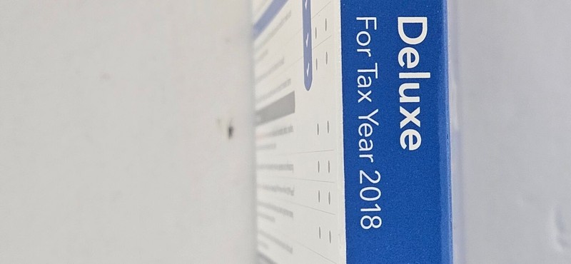 INTUIT TURBOTAX DELUXE 2018 Federal Only CD version BRAND NEW SEALED Windows MAC gallery