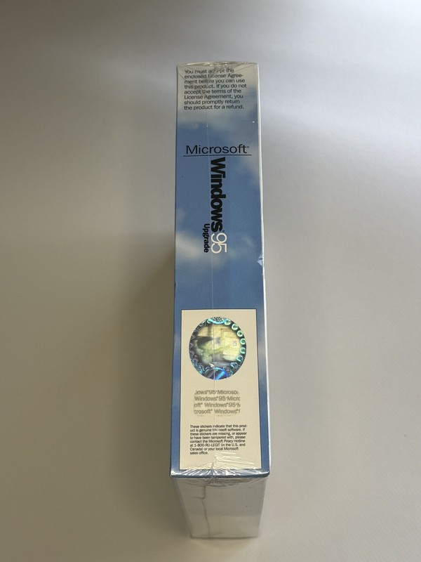 Windows 95 Upgrade for Windows/MS-DOS. RARE Promotional Sample version. gallery