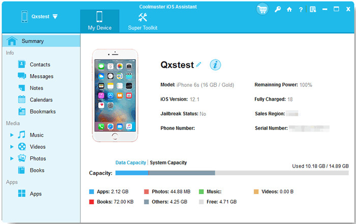 Coolmuster iOS Assistant – Lifetime License(1 PC) for Windows