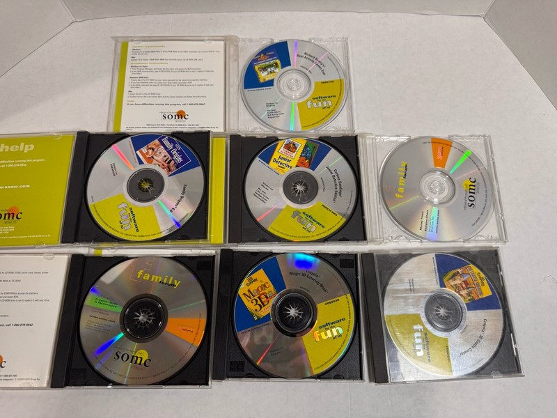 CRAYOLA - Make a Masterpiece (CD-ROM 1998 IBM) Lot Of 7 Pc Games gallery
